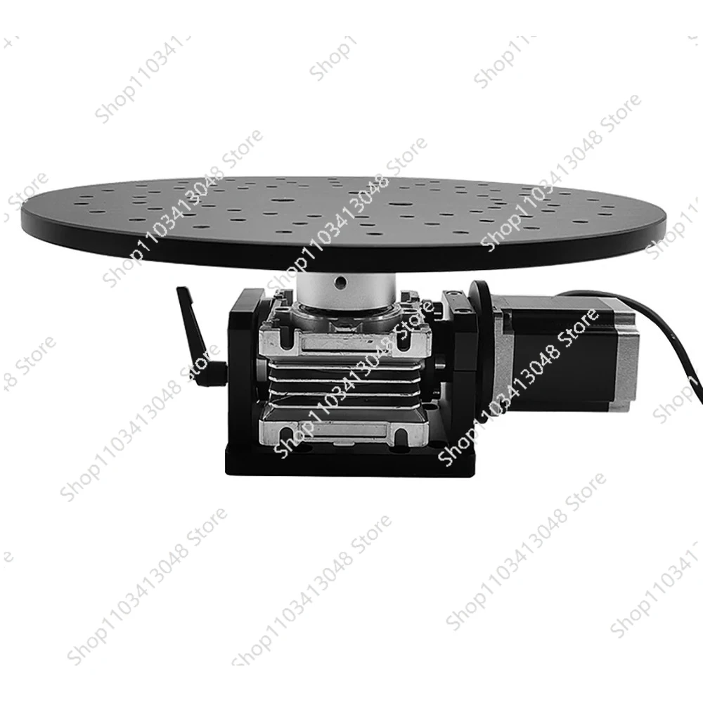 Electric 360° Rotary Turntable Precision Rotating Platform Diameter 300MM Workbench With speed controller and foot switch