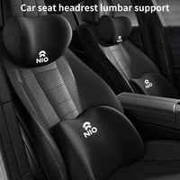 3D Memory Foam Car Logo Seat Headrest Lumbar Support Neck Cushion For Nio ES6 EC6 ES8 ES7 ET5 ET7 EP9 EVE 2021 2022 2023