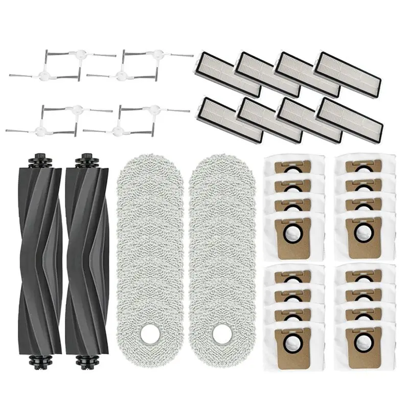 

A20F-для робота-пылесоса Xiaomi X10 + запасные части, аксессуары, основная боковая щетка, фильтр Hepa, швабра, мешок для пыли