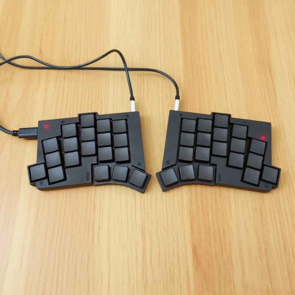 

TOTEM 38 Keys Split Low Profile Keyboard Wired 3D Printing Resin/Pla VAIL Customized Hot Swap Ergonomic Game Keyboards PC Gamer