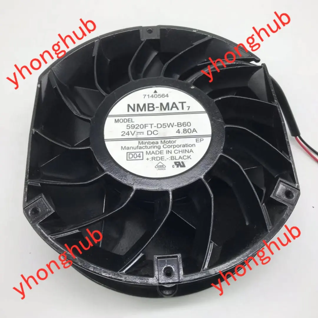 NMB-MAT 1608KL-05W-B39 LQ4 DC 24V 0.08A 40x40x20mm Server Cooling Fan