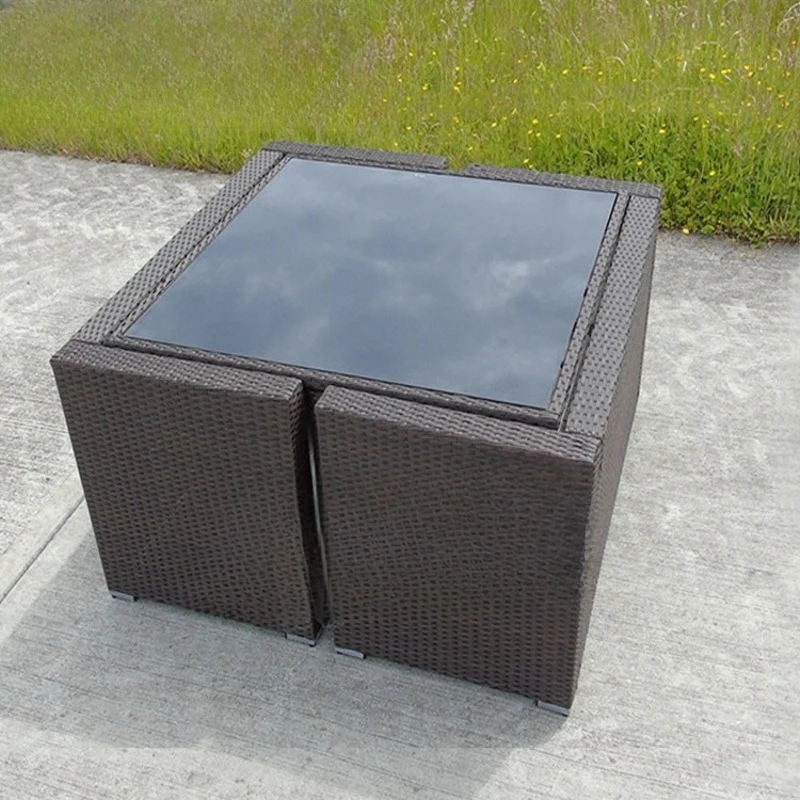 

Комбинированный уличный диван для гостиной, балкона, двора, виллы для отдыха, имитация ротанга, диван для солнечной комнаты, мебель из ротанга