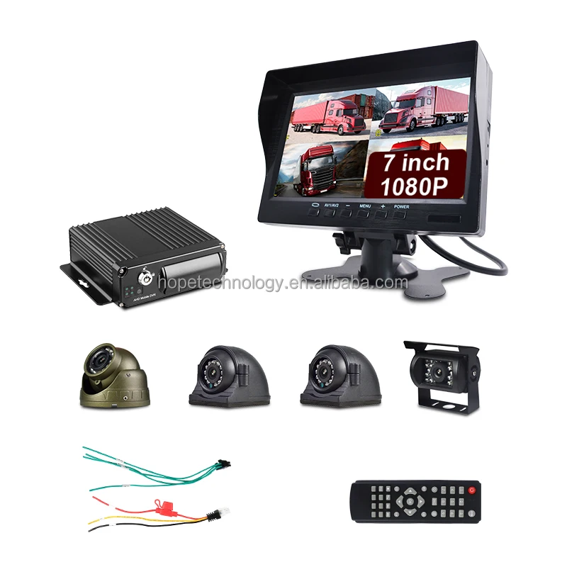 

Автомобильный видеорегистратор CCTV, камера AHD 720P, видеорегистратор для записи видео, 4 канала, мини-SD-карта, мобильный видеорегистратор, автономный MDVR