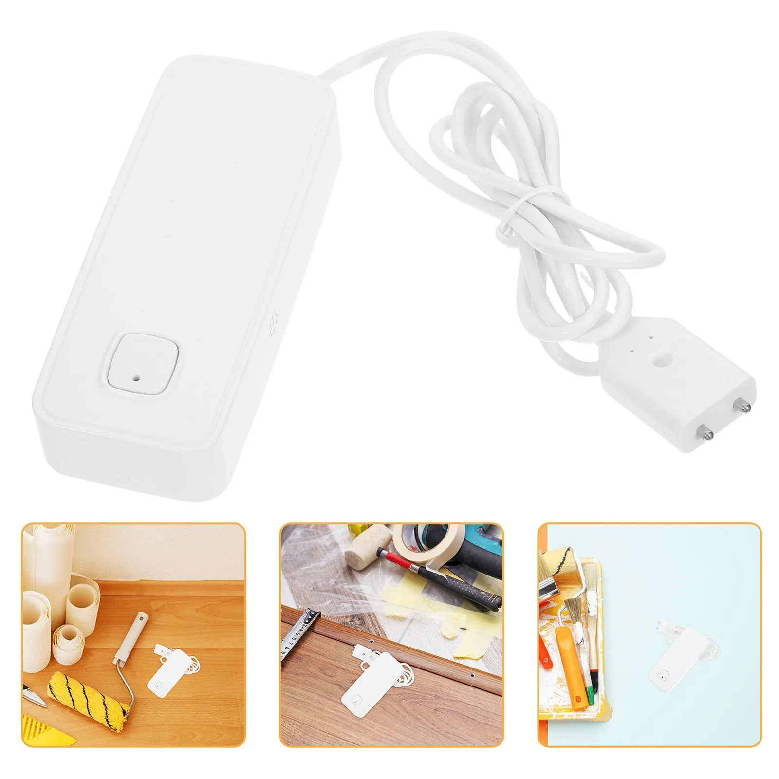 Smart Water Leak Alarm for Laundry Bathroom Basement Kitchen High Precision Monitoring Real-Time Alerts Mobile App Leak