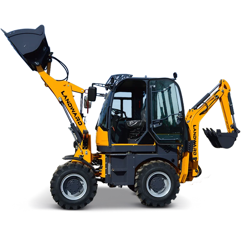 Agricultural Small Backhoe Tractor Production 4WD Home Use High Power Backhoe Loader Wholesale Backhoe Excavator Customized Sale