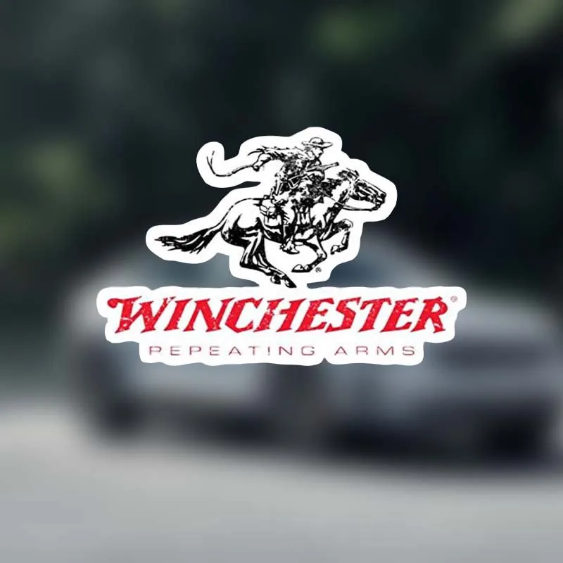 Winchester Repeating Arms - Sticker Graphic - Auto, Wall, Laptop, Cell, Truck Sticker For Windows, Cars, Trucks