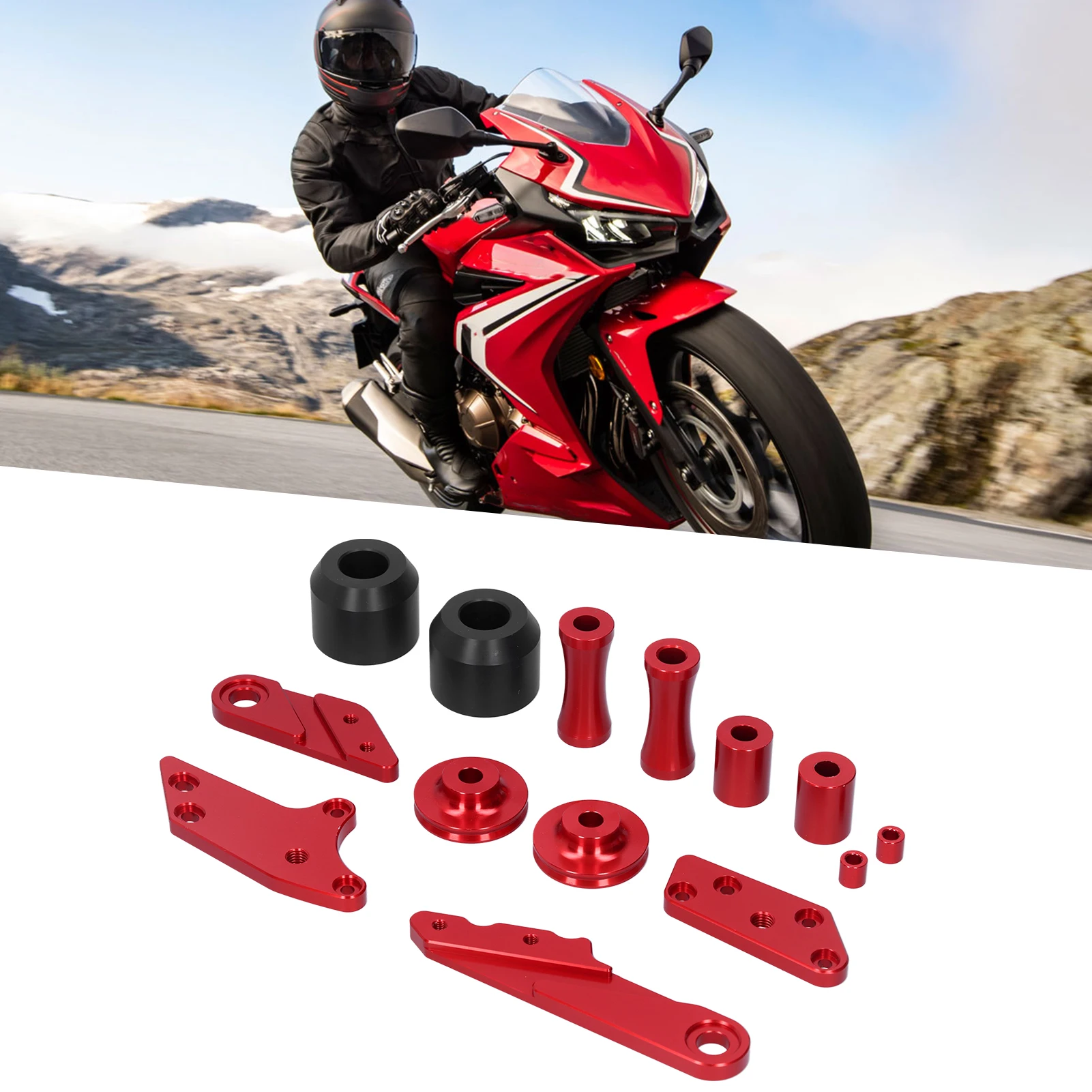 Motorcycle Engine Guard Protective Pad Crash Slider Protector Fit for CBR500R CB500X 2019+