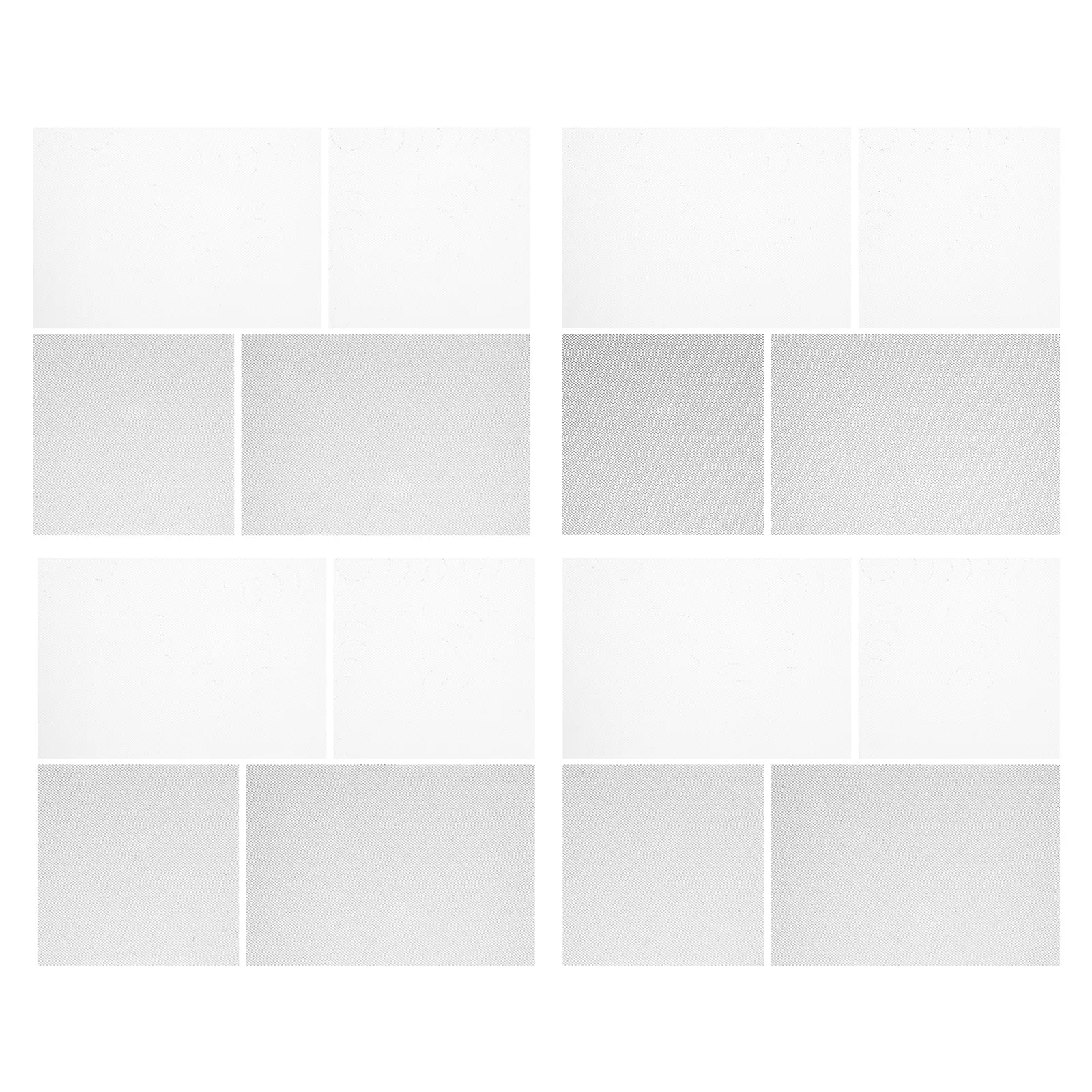 

24 шт. сетчатых листов для масок, дышащая гладкая сетчатая ткань для изготовления масок своими руками, масок животных, косплея, рукоделия, 10x10 см, 20x30 см