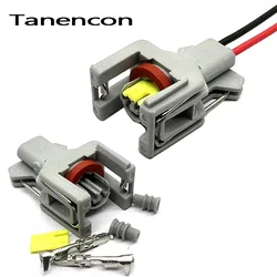 1 Set 2 Pin 1.5 mm Fuel Diesel Injector Plug Female Ignition Coil Electronic Wire Harness Connector For Car 1743486-3