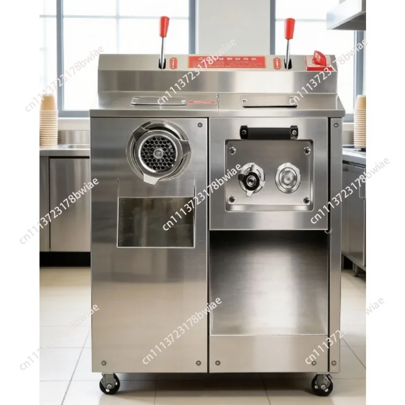 Commercial Frozen Meat Slicer Machine With 150KG/H Output,For Restaurant And Food Processing Shop Raw Meat Cutting