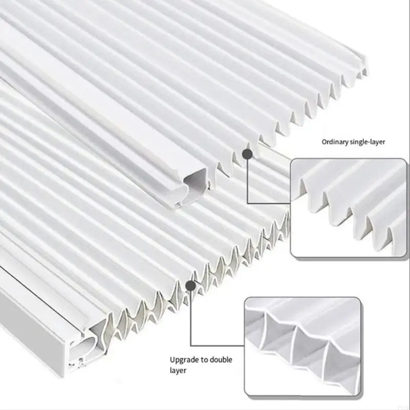 F92F Expandable Window Air Conditioning Sealing Panel Louver Retractable Windproof