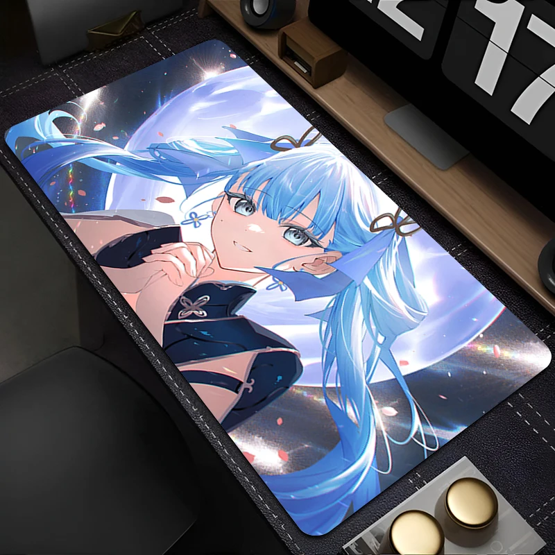 

Mouse Pad PC Accessories Keyboard Pad Desk Mat Anti Slip Mousepad Rubber Tablet Pad Gaming Wuthering Waves Jinhsi Extended Pad