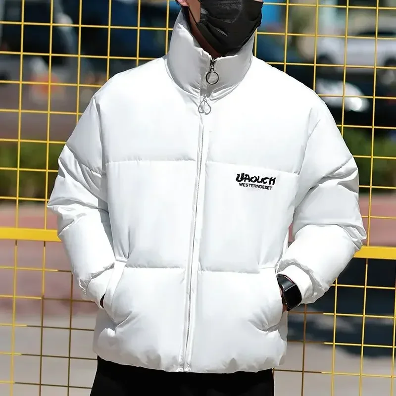 

Down Jackets for Men Short Man Padded Coat Winter Parkas Models Lightweight Padding Fashion 2024 Casual Quilted Youthful Clothes