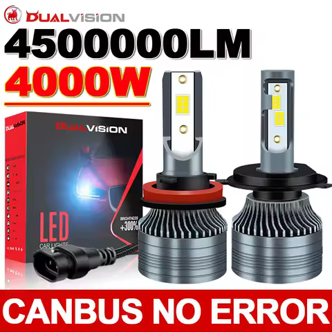 4000W H4 H7 LED Canbus H11 H1 9005 HB3 9006 HB4 H8 H9 9012 LED Headlights Car Headlamp Bulb 6000K 4300K 8000K Auto Fog Lamps 12V