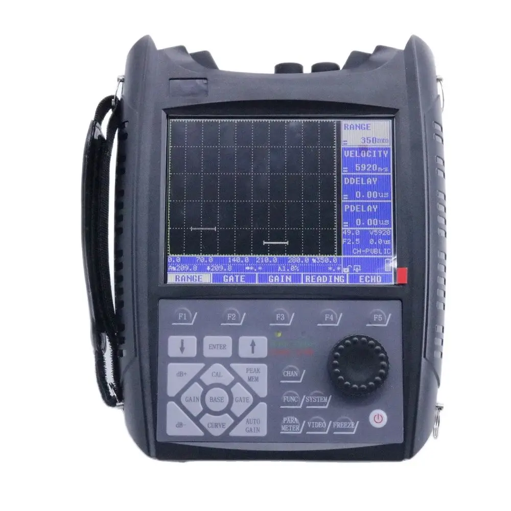 

SUB100 Portable Digital Ultrasonic Flaw Detector NDT Flaw Detector Range: (0~6000) mm ,Bandwidth: (0.2~15) MHz