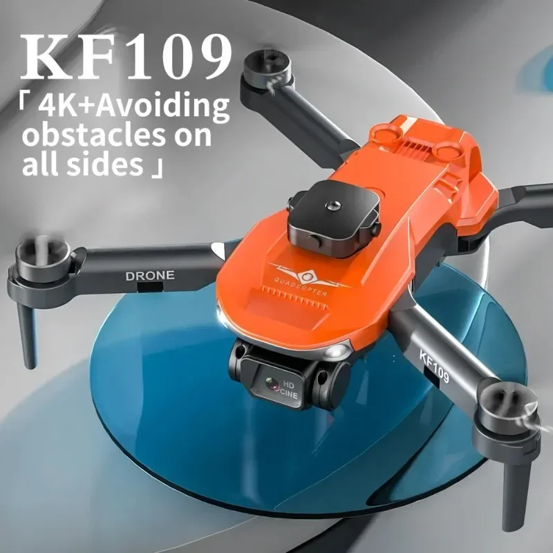 KF109 RC Drone Brushless Optical Flow Infrared Obstacle Avoidance FPV Drone 4K HD Camera Radio Control Toys