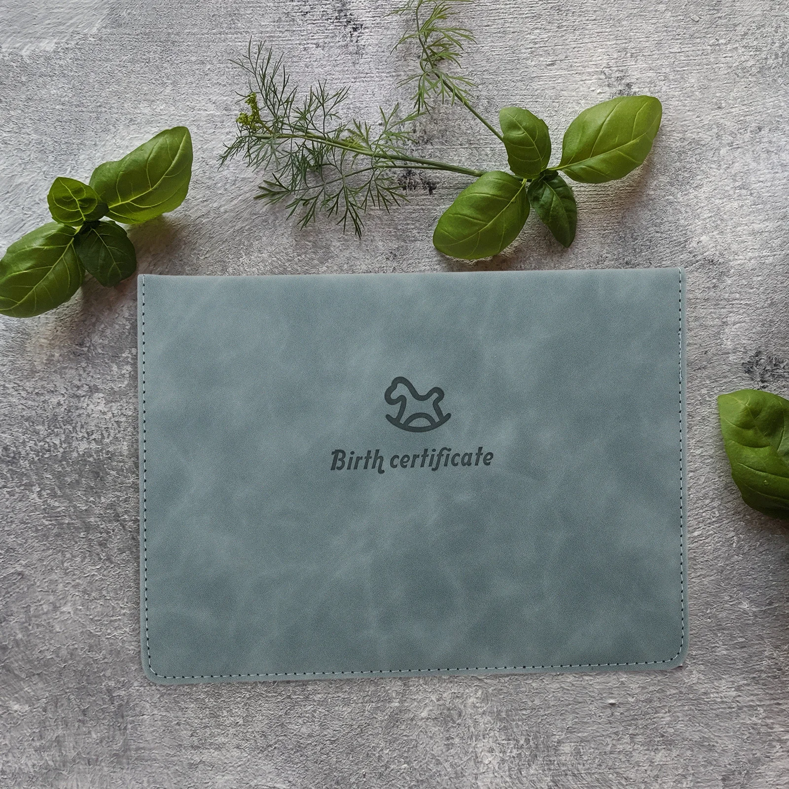 حافظة شهادة الميلاد حافظة حماية مقاومة للخدش لحامل شهادة مجلد منظم المستندات