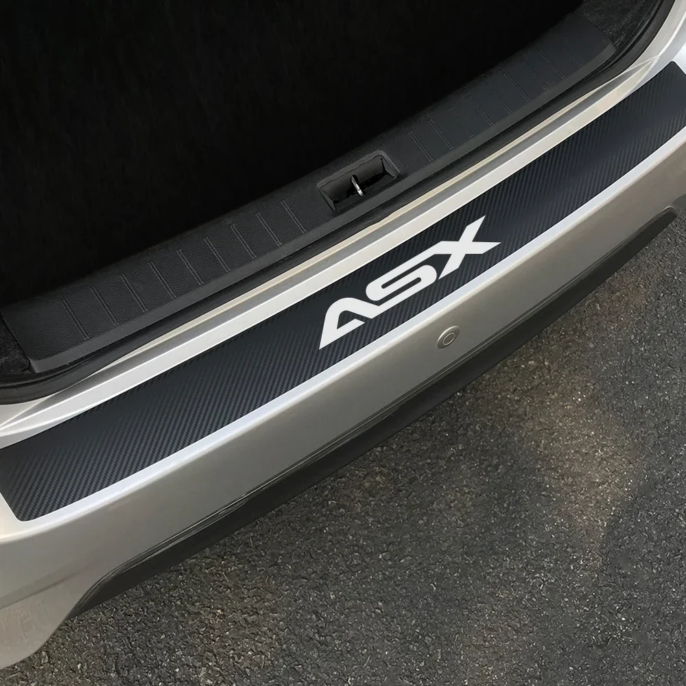 For Mitsubishi Lancer 10 3 9 EX Outlander 3 ASX L200 Ralliart Competition Auto Rear Bumper Protective Stickers Auto Accessories