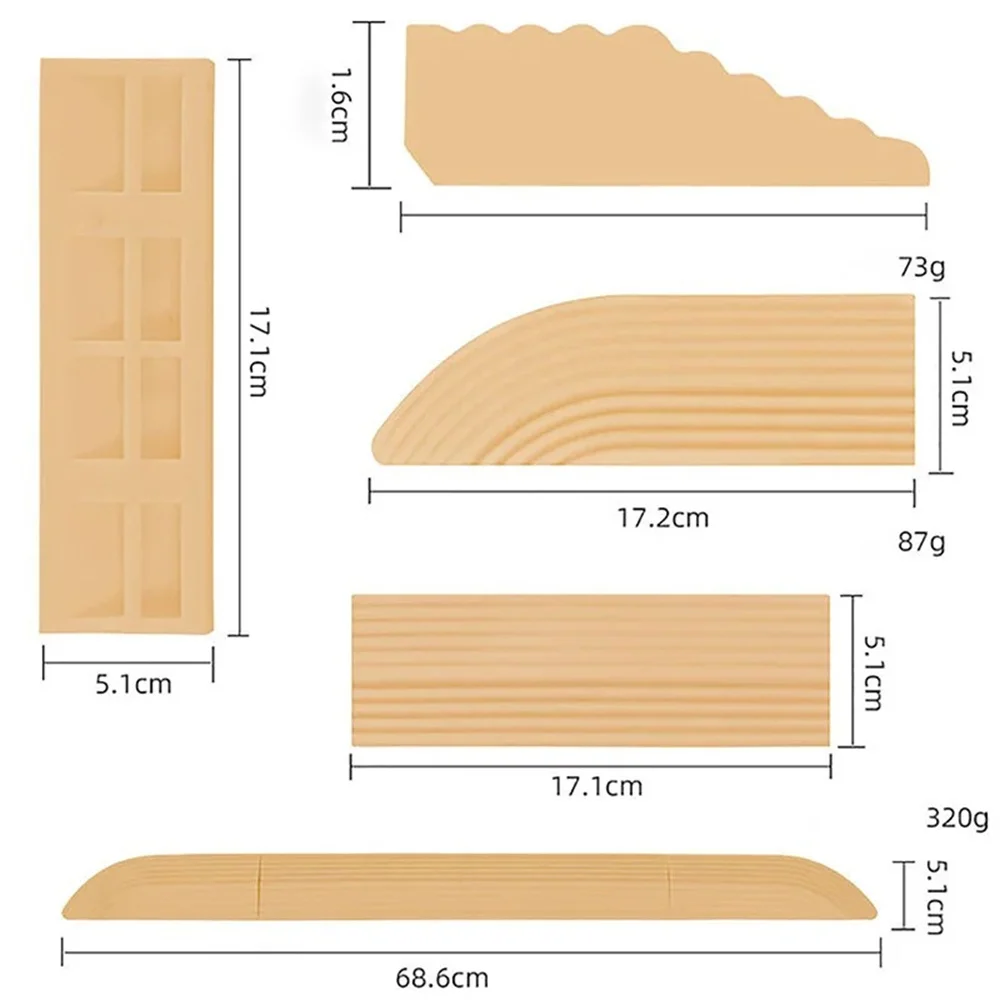 Adaptation Threshold Anti-Collision Strip Step Ramp Climbing Mat For XiaoMi Roborock iRobot Roomba Vacuum Cleaner Robot parts ﻿