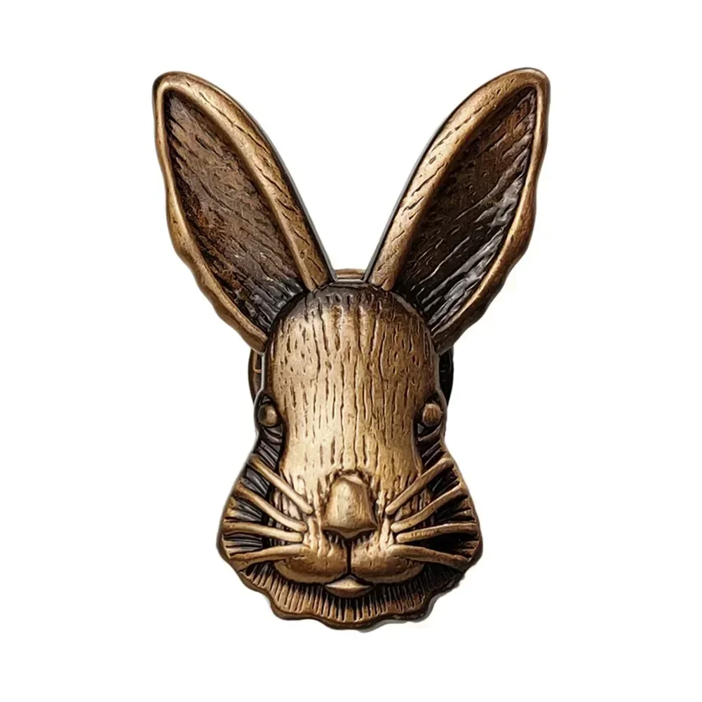Nordic Style Rabbit Shape Cabinet Door Handle Cupboard Handles Drawer Pulls Decor Solid Brass Furniture Hardware Drawers Handles