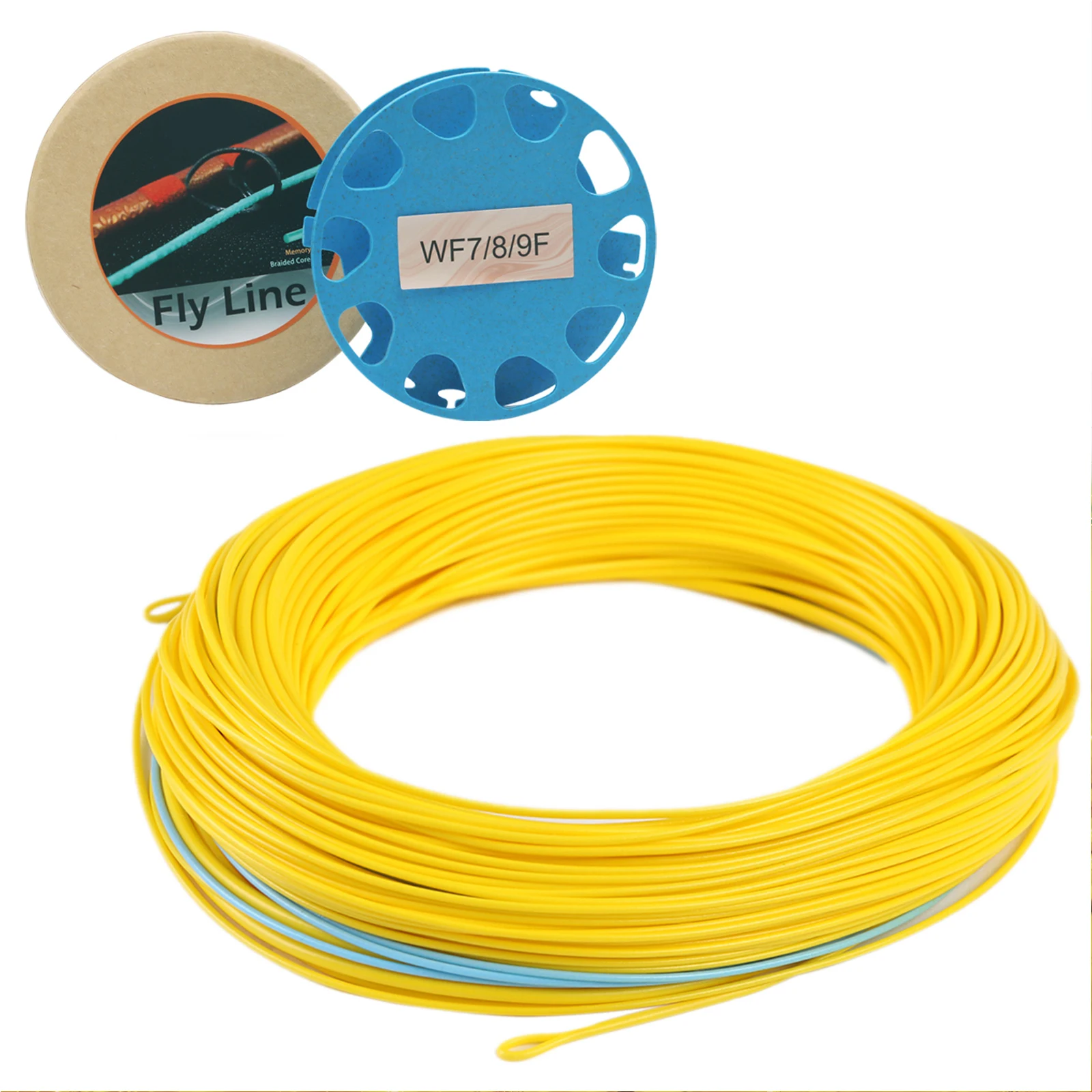 txbunbof-sedal-de-pesca-con-mosca-flotante-7-10wt-125-pies-de-peso-hacia-adelante-con-2-bucles-soldados-linea-de-mosca-spey-tippet-leader