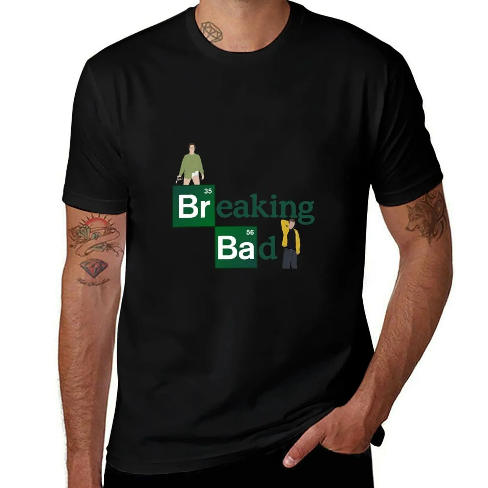 breaking bad logo T-Shirt Basic Breathable Solid Color T-Shirt