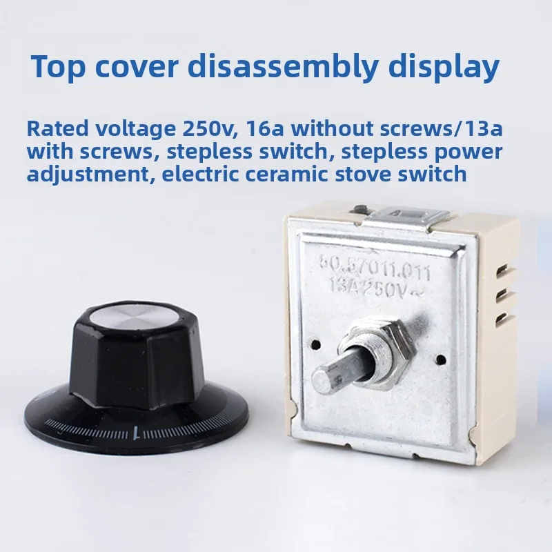 WK-R18 D Stepless Power Regulator Infinite Heat Control Switch 250V 16A