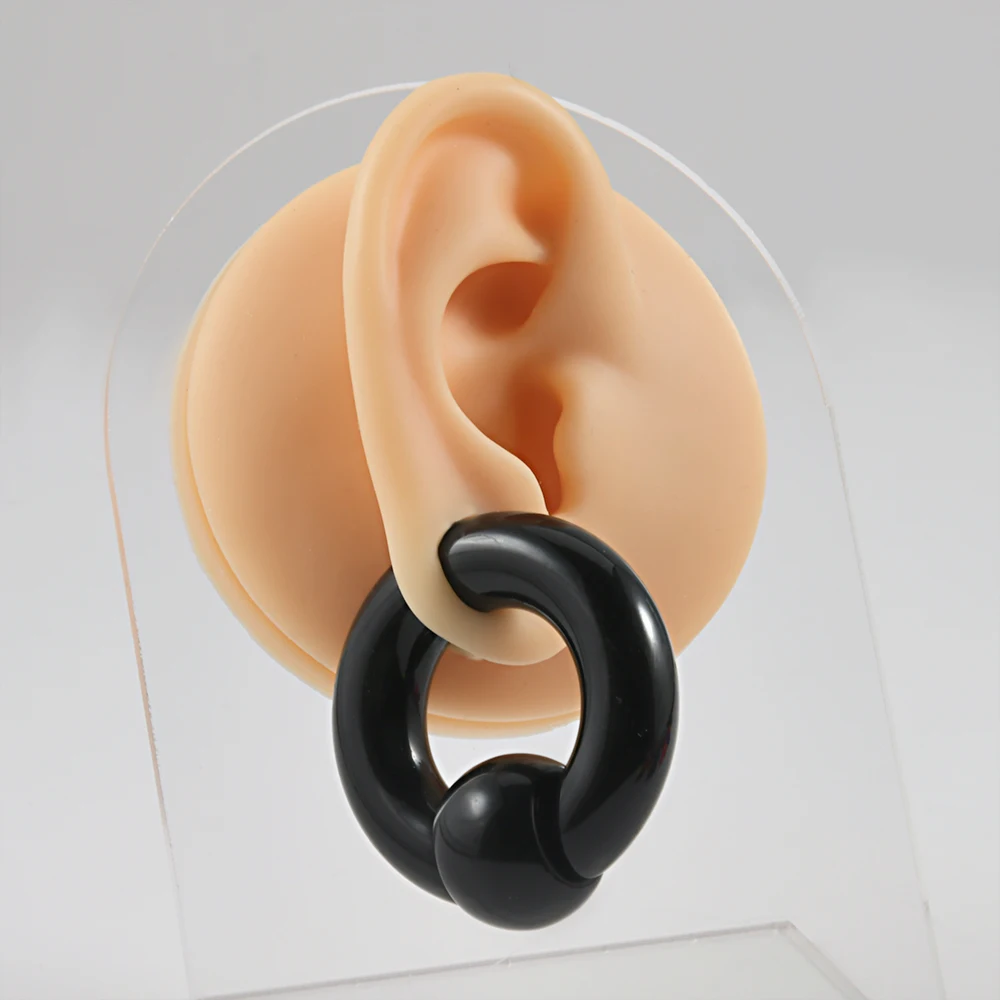 00G Acrylic Captive Bead Ring Ear Plug, Body Jewelry