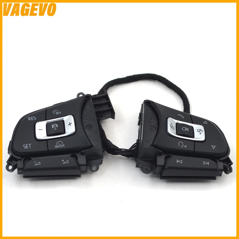 

Multi functional steering wheel button for VW Passat B8 Tiguan MK T-Roc, Car Accessories 30D 959 442 30D959442