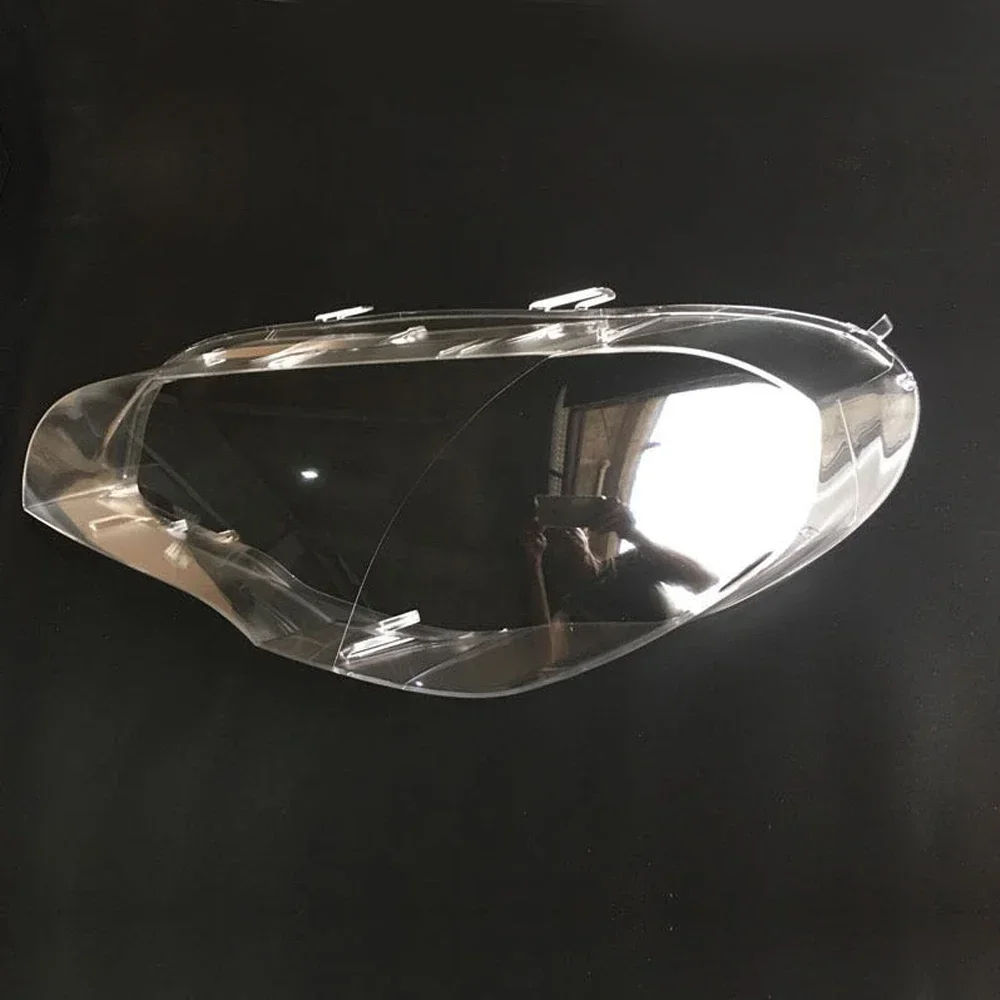 For BMW X5 E70 E71 2008-2013 Car Front Headligh Torganic Glass Transparent Lamp Shell Headlight Cover Car Accessories