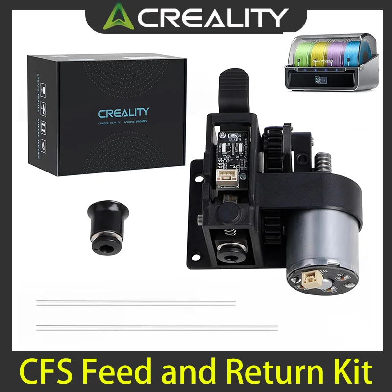 

Creality CFS Feed and Return Kit Brush Motor Filment Feed and Withdraw Kit for Multi-color Printing，with Teflon Tube