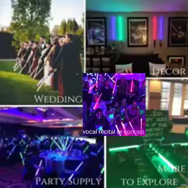 REikirc 75 سنتيمتر RGB Lightsaber 1 أو 7-color ضوء صابر ل 3 + أطفال الليزر السيف لعبة حفلة موسيقية الزفاف توهج السيوف قابل للسحب