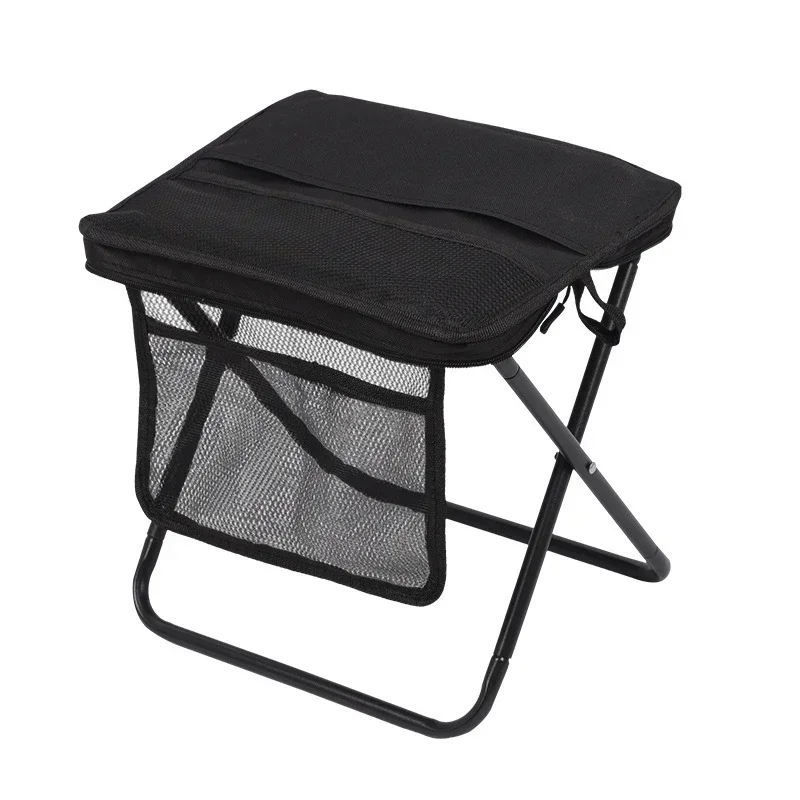 Faltbarer, zusammenklappbarer Rucksack mit tragbarem Sitzhocker und leichter Mini-Tragetasche – ideal für Outdoor, Reisen, öffentlichen Verkehr und Camping – Detail 7