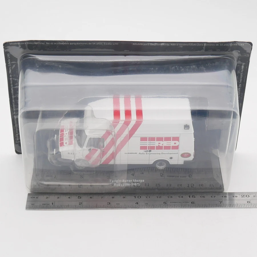 

Литой под давлением масштаб 1:43 Ixo Freight Rover Sherpa 1986 Land Rover внедорожный хлеб раллийный логистический автомобиль из сплава модель автомобиля Коллекционная модель