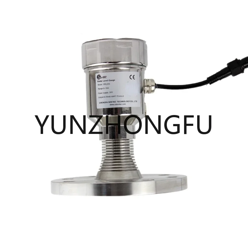 SRL630 80G non-contact radar water level sensor for tank liquids and Solid particles radar level gauge and transmitter