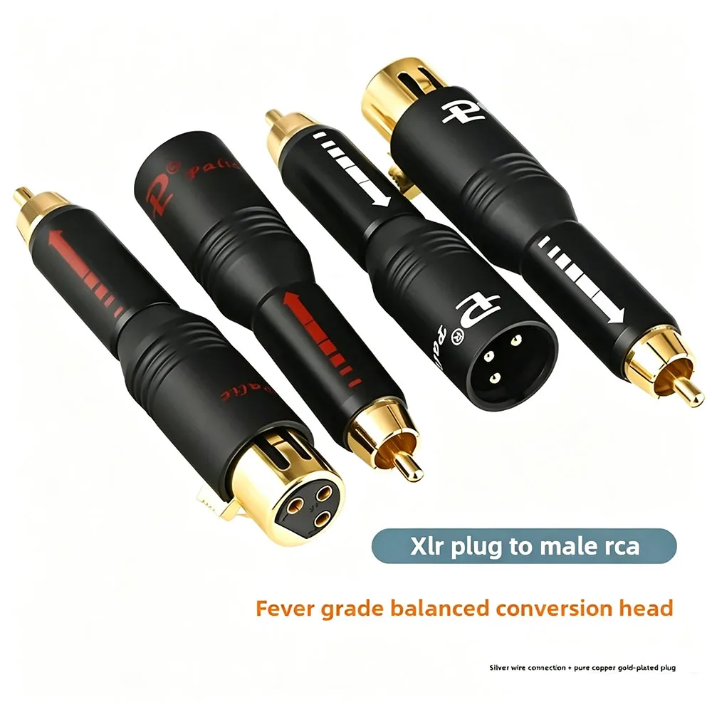 Fever Canon plug to lotus male and female head RCA male to XLR Canon balance female to lotus audio converter head
