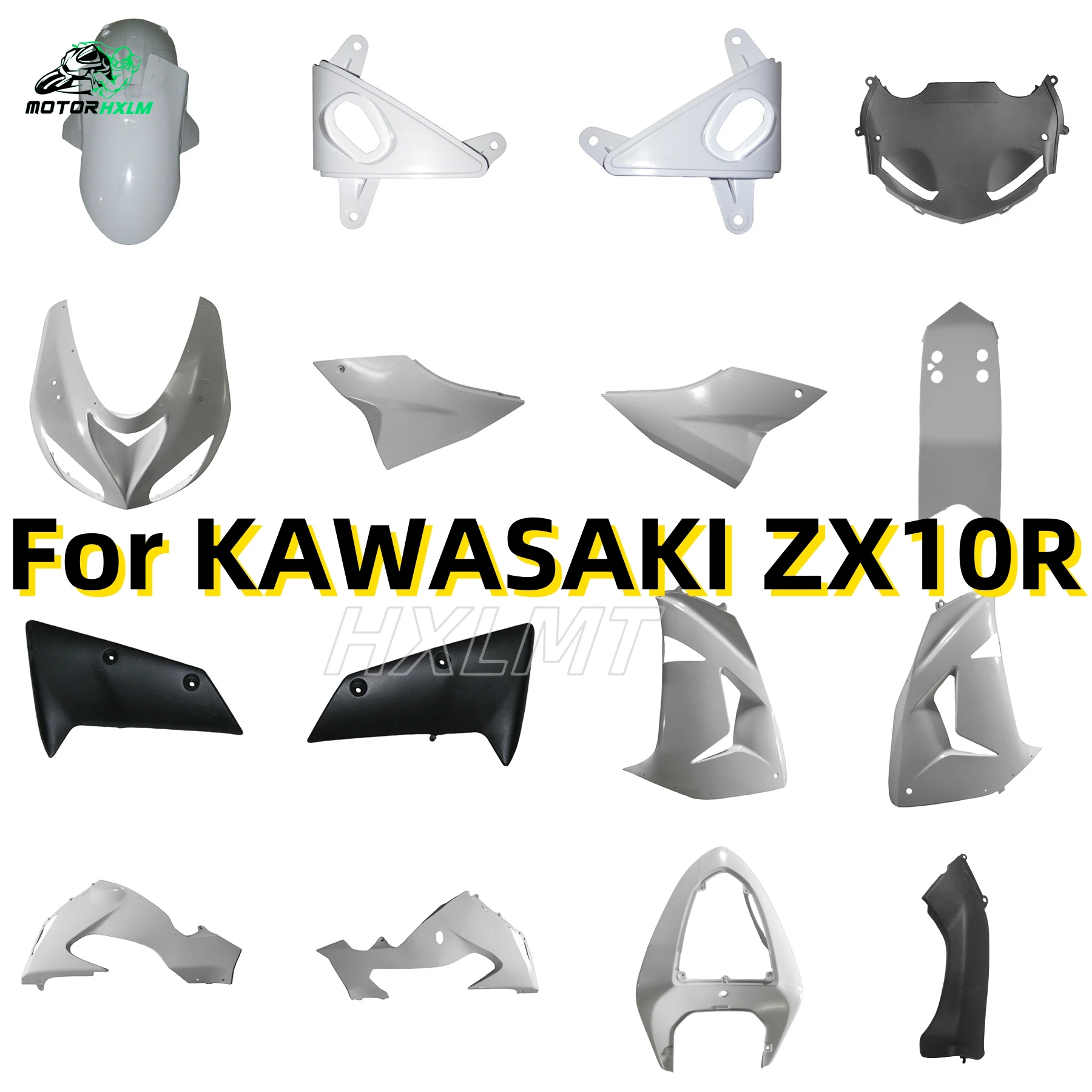 

Motorcycle Fairings Kit for KAWASAKI Ninja ZX10R 06 07 ZX 10R 2006 2007 ZX-10R ABS Unpainted Rebuilt Bodywork Set