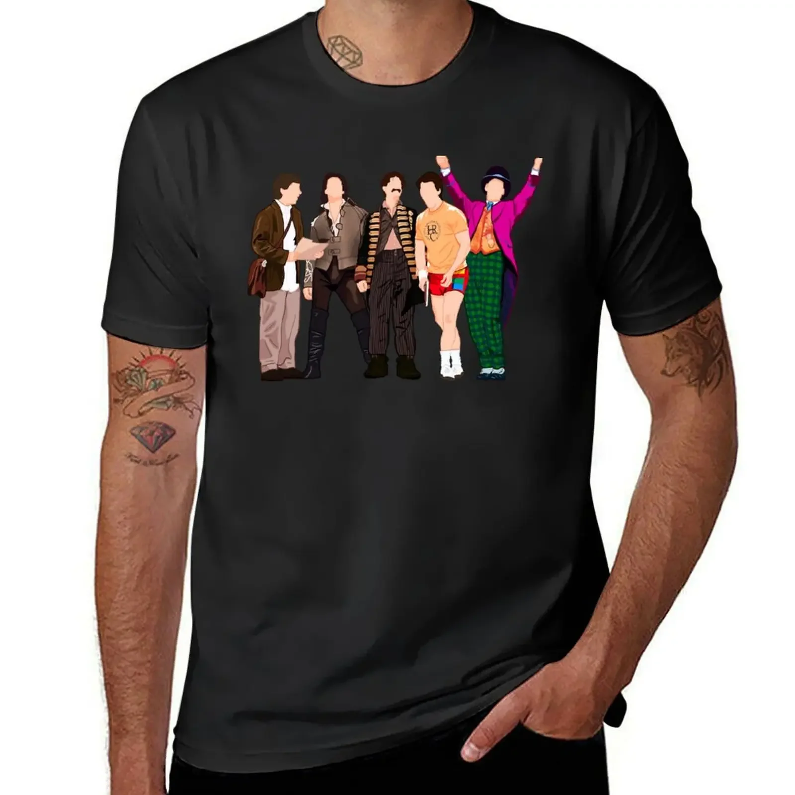 

Christian Borle Roles T-Shirt vintage oversized clothes graphic shirts Men's t-shirt