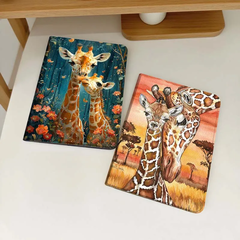 Cartoon Anime Giraffe Tablet Case For Samsung Galaxy Tab S6 S8 S9 S10 Lite FE 10.4 11 Inch 2022 2024