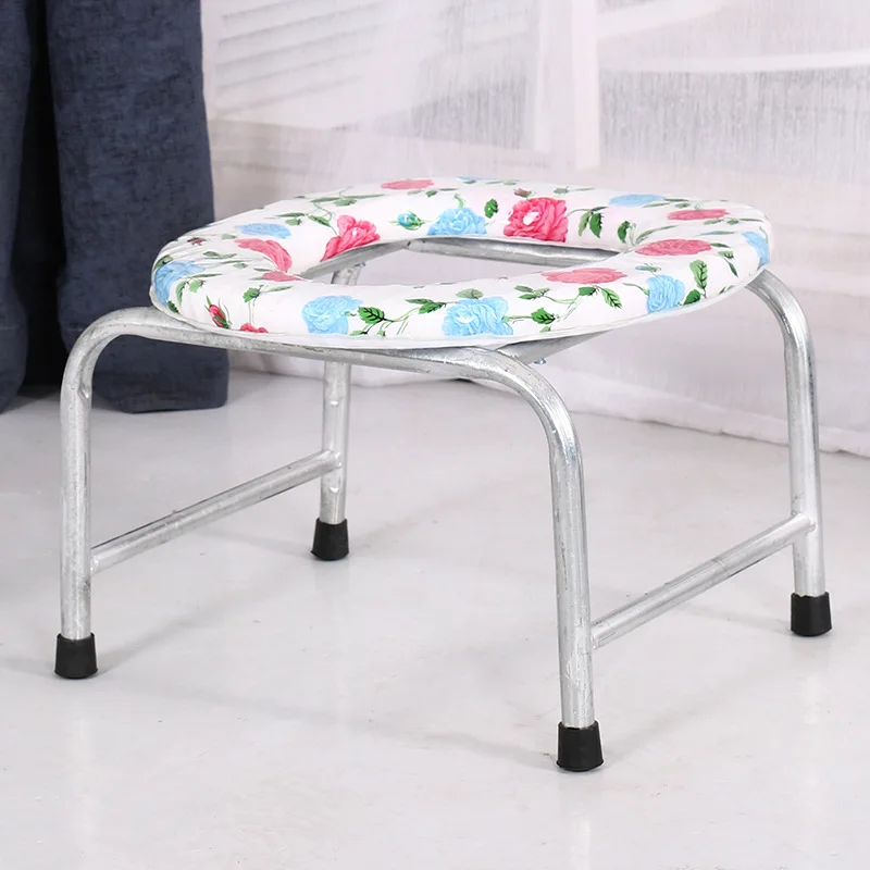 

Customizable non-folding toilet chair home mobile