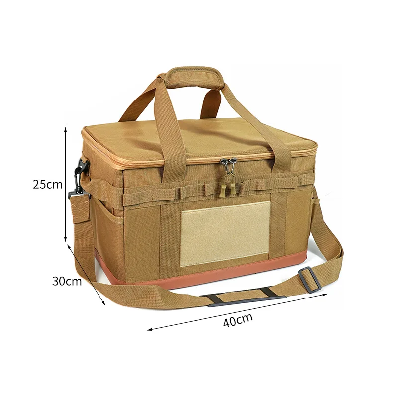 Imagem -03 - Grande Capacidade Camping Storage Bolsa Organizador de Tronco com Alças Versátil ao ar Livre Churrasco Cozinhar Piquenique 30l