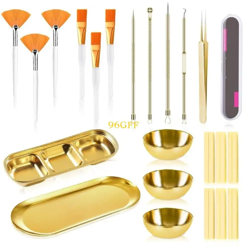 

96GF 29pcs Esttician Поставляет 6 инструментов для сема голова 3 Смешание из нержавеющей стали.