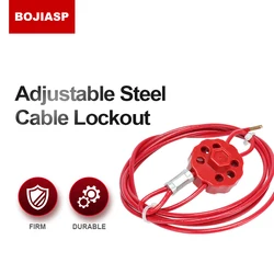 Wheel Cable Lockout Adjustable Universal Cable Lock ๏ผ Adjustable Universal Stainless Steel Cable Lockout Device