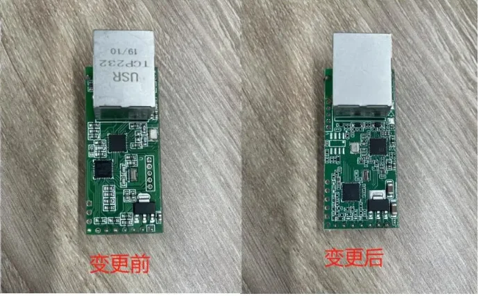 

USR-TCP232-T2 V1.2 V1.1 Tiny Serial Ethernet Converter Module Pin Type UART TTL to Ethernet TCPIP Module Support DHCP DNS