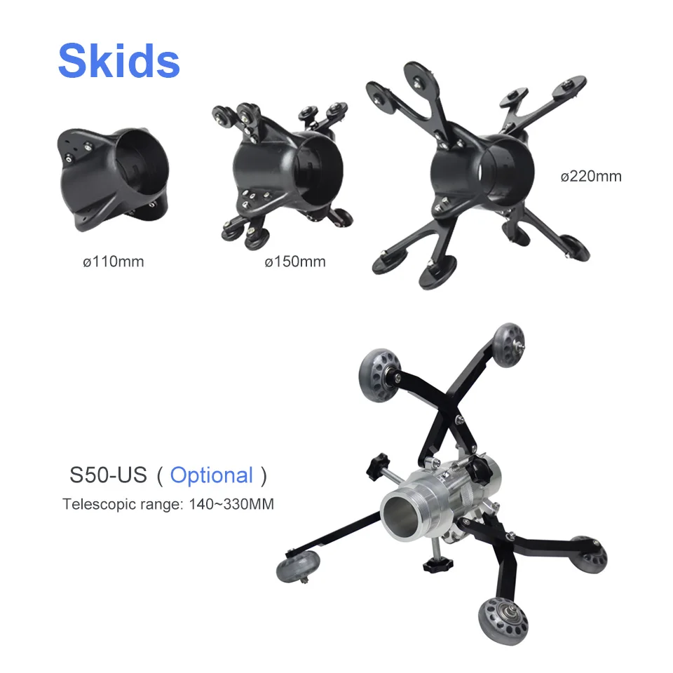 Sistem Kamera CCTV Inspeksi Pipa Wopson Borehole Industrial Dua Arah Artikulasi Layar 5 inci, Kamera Inspeksi Saluran Pembuangan