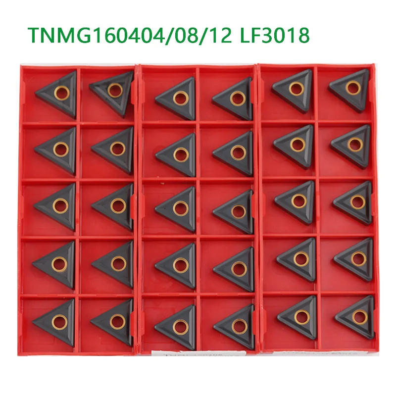 10PCS TNMA160404 TNMA160408 TNMG160408 LF3018 Carbide Inserts CNC Lathe Turning Tools TNMA TNMG Metal Cutter Blade for Cast Iron