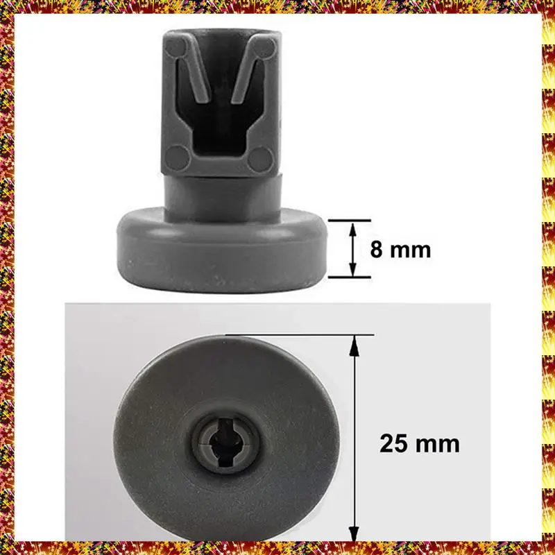 AGOUP 16 шт. колесо корзины для посудомоечной машины Aeg Favorit Privileg Zanussi, комплекты посудомоечных машин, аксессуары