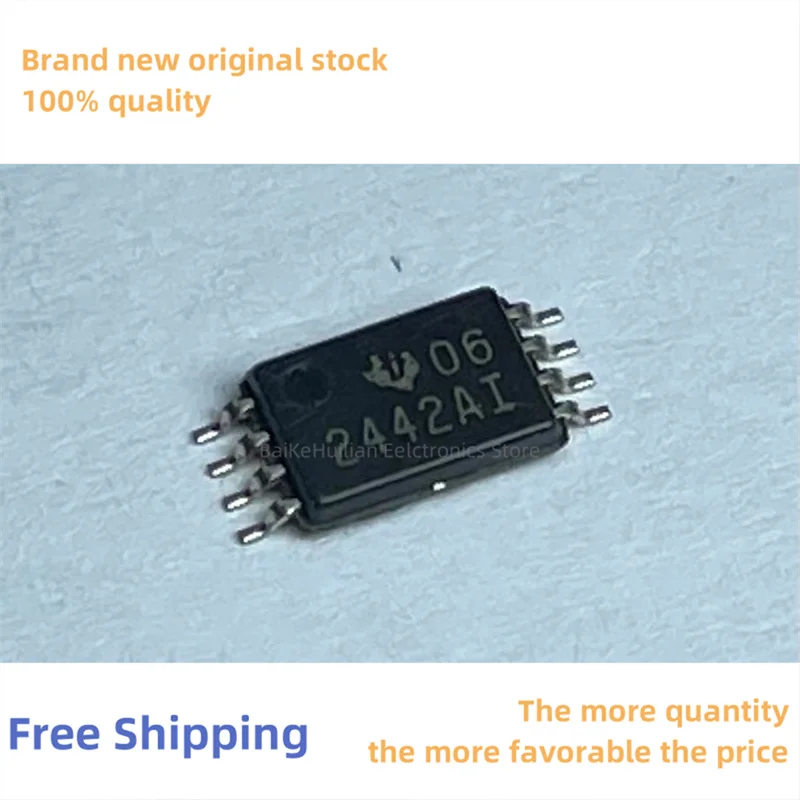 

(50 pcs/lot)New original TLV2442AIPWR screen printed 2442AI TSSOP-8 operational amplifier chip IC