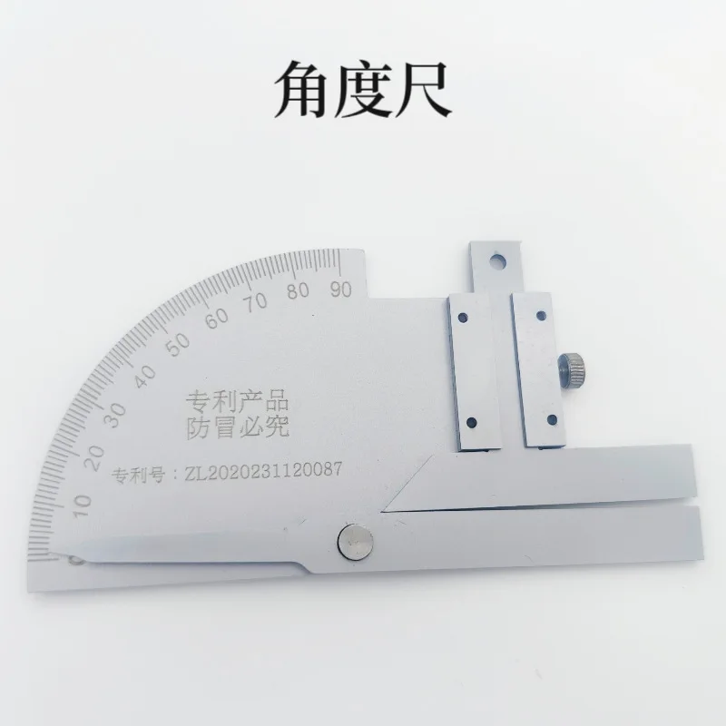 

Suitable forHigh precision protractor 180 degree semicircle stainless steel engineering woodworking angle ruler measuring tool