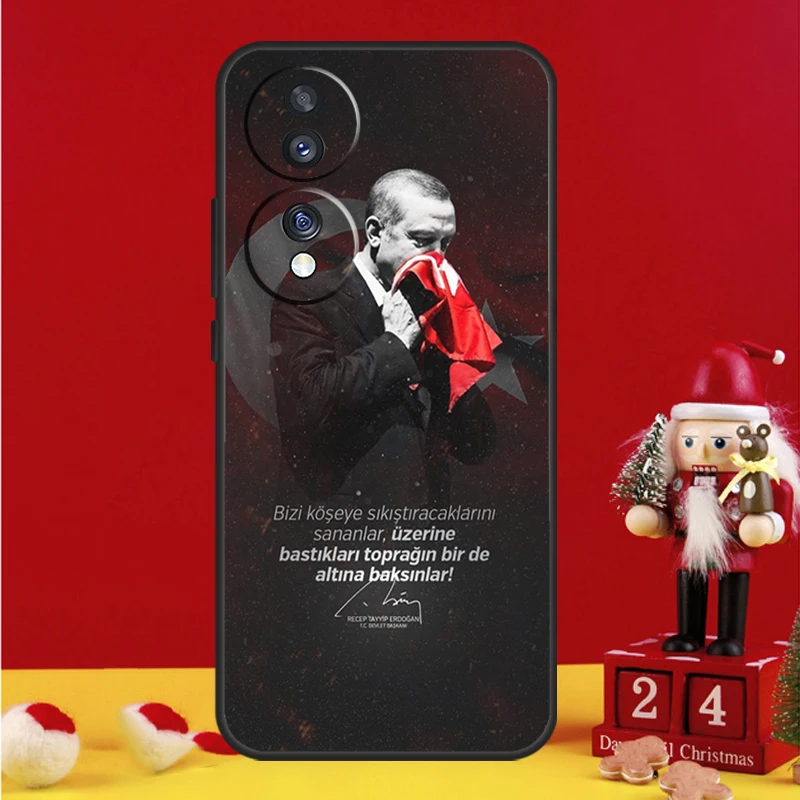 President Turkey Recep Tayyip Erdogan Case For Honor X8b X9b X8a X9a X7a X6a X7 X8 X9 Honor 70 50 10 90 Lite Magic 6 5 Pro Cover